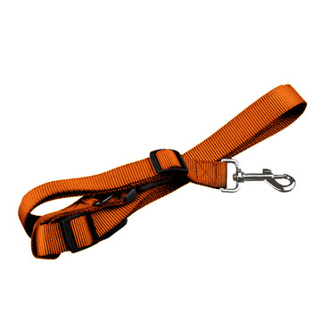 Adjustable Dog Hands Free Leash Waist Belt Buddy Jogging Walking Running Orange Uniwide